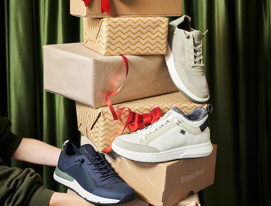 clothing footwear shoe sneaker box person
