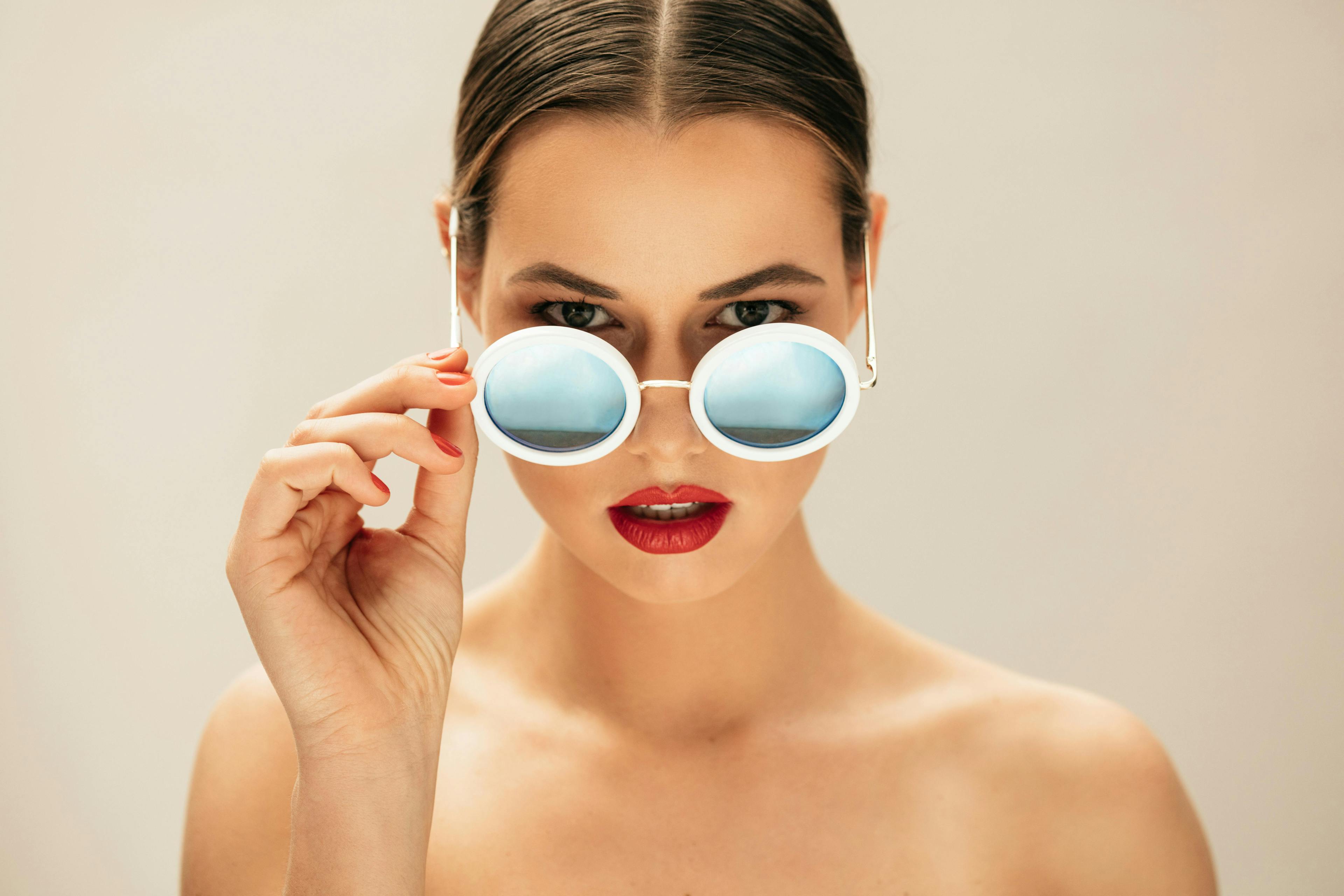 sunglasses accessories accessory face person human skin glasses female