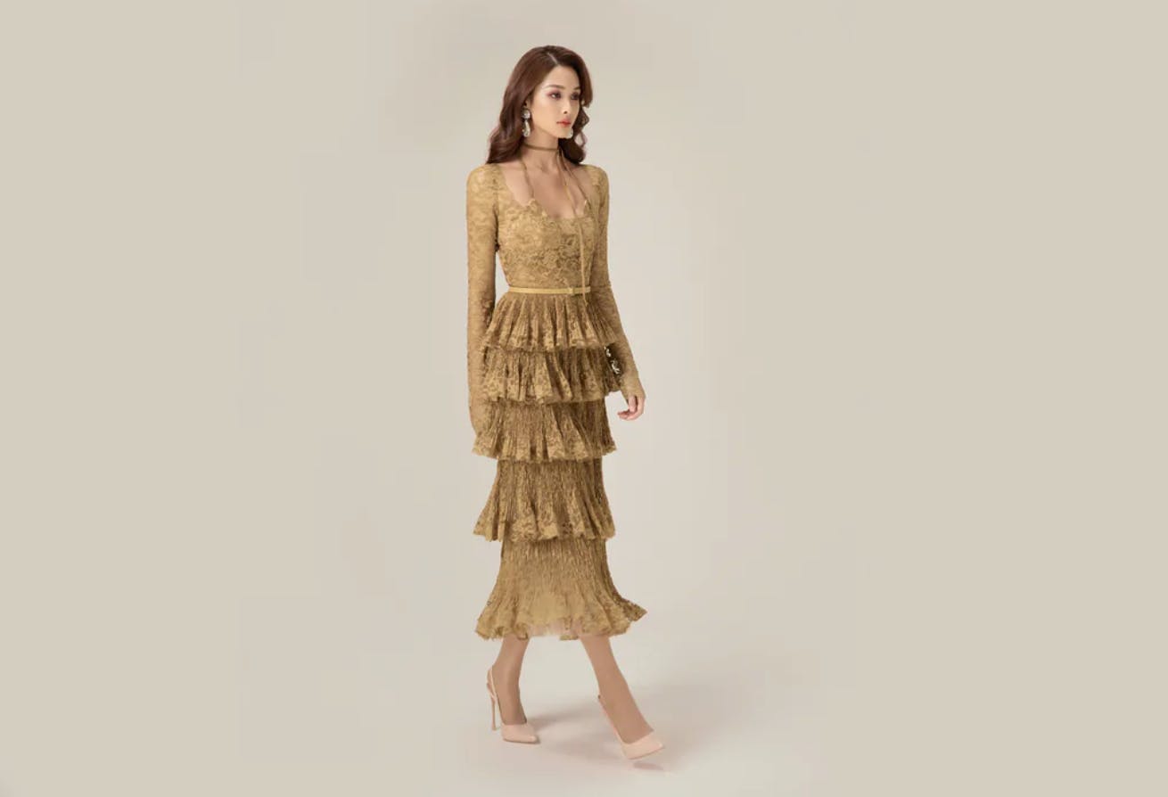 dress clothing person woman adult female formal wear