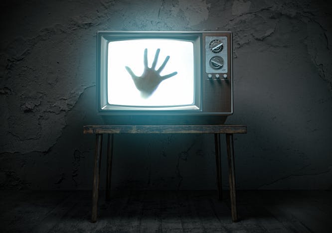 tv,boo,death,screen,supernatural,dead,video,ghostlike,3d,halloween,ghost,transmission,dark,demon,man,scary,signal,fear,hand,paranormal,fantasy,horror,static,trapped,old,television,display,night,retro,spirit,monitor,abstract,scarey,nightmare,haunted house,monster,spooky,haunted,mystery,obscured,background,person,vintage,illustration,evil,creepy,poltergeist,scared computer hardware electronics hardware monitor screen tv