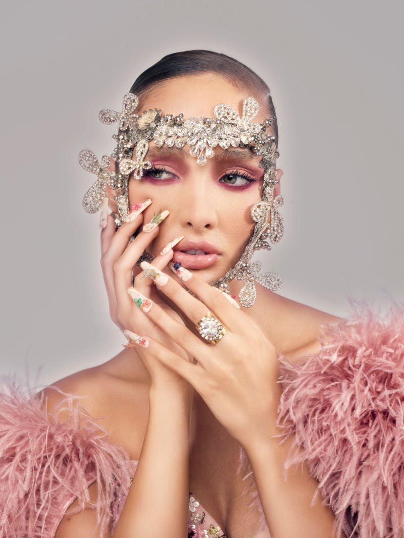 finger hand person nail face head photography portrait accessories diamond