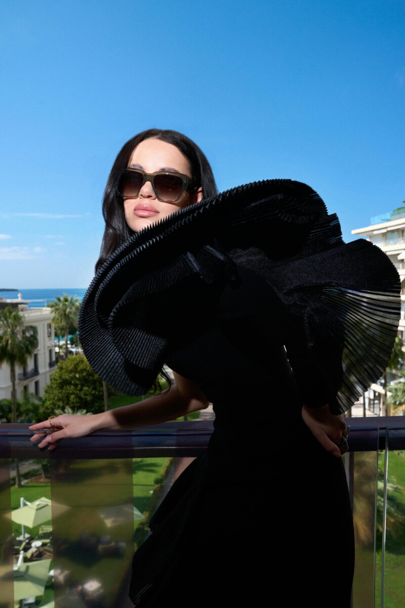 person photography portrait adult female woman glasses dress sunglasses formal wear
